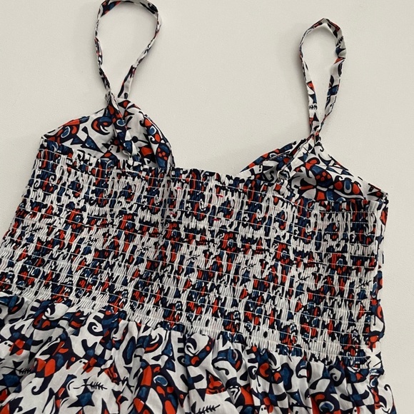 XIRENA LOLITA DRESS AMALFI BLUE pocket maxi dress L - Picture 11 of 12